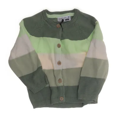 Cardigan (Vert, Blanc) de Ergee Coton