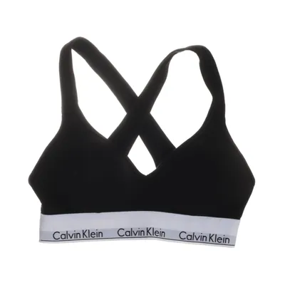 Sports bra (Black, White) from Calvin Klein Cotton, Elastane, Modal