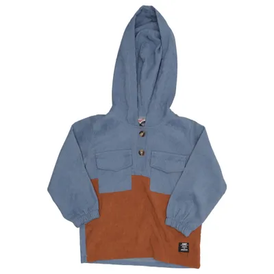 Hoodie (Blue, Brown, Multicolored) from First Polyester