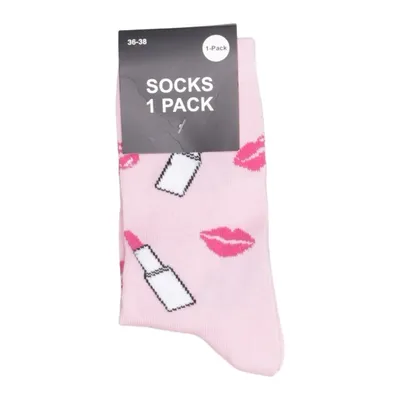 Chaussettes (Rose, Multicolore) de Rusta Coton, Élasthane, Polyamide, Polyester