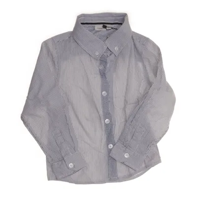Buttondown-skjorta (Blå, Vit) från Name It Minimize Bomull