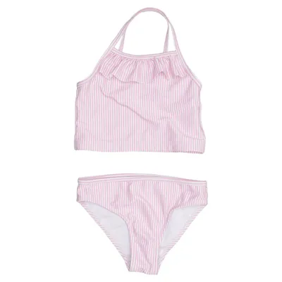 Bikini (Rosa, Vit) från MIX Elastan, Polyester