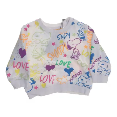 Collegetröja (Vit, Flerfärgad) från Peanuts Bomull