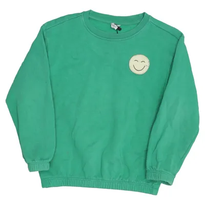Sweatshirt (Groen, Geel) van Hema Organisch katoen