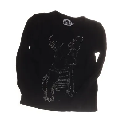 Långärmad t-shirt (Svart) från Rackarungar Ekologisk bomull