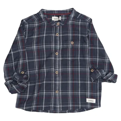 Flannel shirt (Blue) from Newbie by KappAhl Cotton
