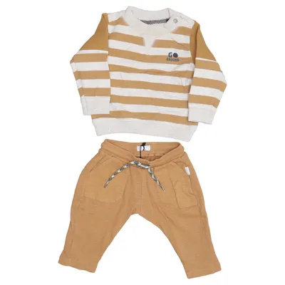 Loungewear (Bruin, Wit) van Noppies Organisch katoen