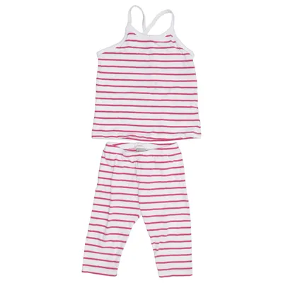 Set (Wit, Roze) van Kanz Katoen, Elastaan