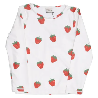 Swim shirt (White, Red, Green) from Kuling Elastane, Recycled polyester