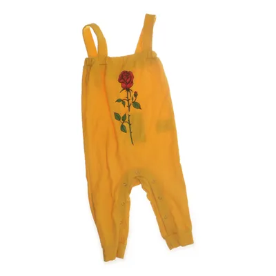 Sparkdräkt (Gul) från Mini Rodini Elastan, Ekologisk bomull