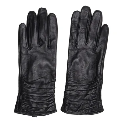 Leren handschoenen (Zwart)