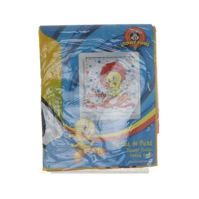 Shower curtain (White, Multicolored) from Looney Tunes