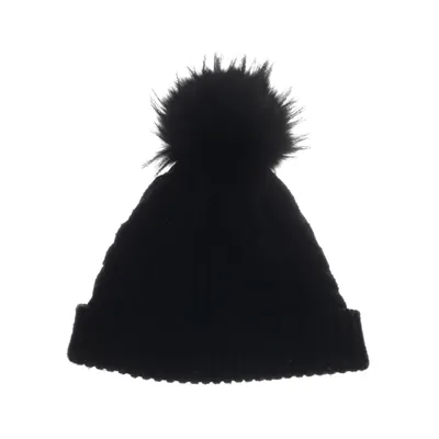 Pompon muts (Zwart) van Mauritius Acryl, Bont, Polyester