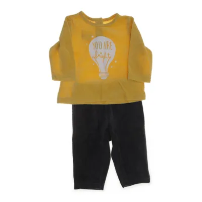 Loungewear (Yellow, Gray) from Tex Baby Cotton, Polyester