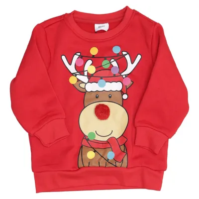 Christmas sweater (Red, Multicolored) from Contrast Company Polyester