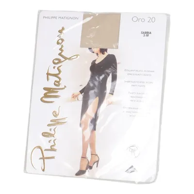 Nylonstrumpfhose (Oro 20) von Philippe Matignon Baumwolle, Elasthan, Polyamid