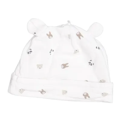 Beanie (White, Multicolored) from ICA I Love Eco Elastane, Organic cotton