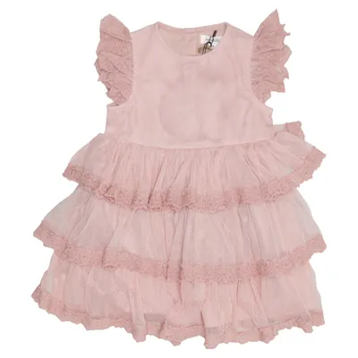 Dress (Pink) from Newbie by KappAhl Cotton, Polyester