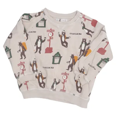 Hoodie (Beige, Multicolored) from Minimarket Cotton, Polyester