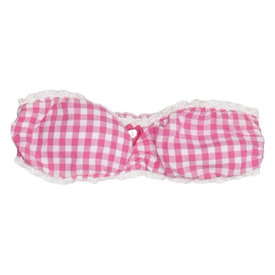 Stropløs BH (Pink, Hvid) fra Gina Tricot Lingerie Bomuld