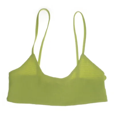 Bikini top (Grøn) fra PrettyLittleThing Polyester, Elastan