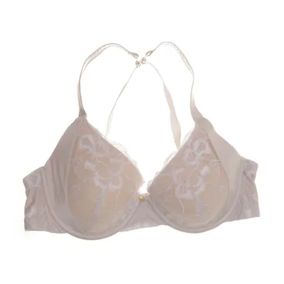 Bra (Beige, White) from Sapph Elastane, Polyamide, Polyester