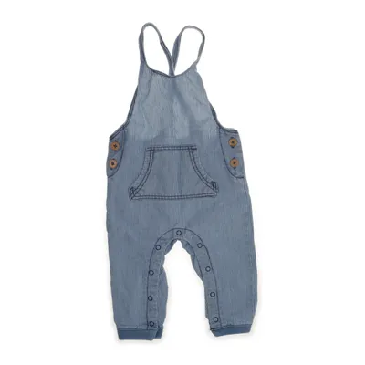 Tuinbroek (Blauw, Wit) van Hema Katoen