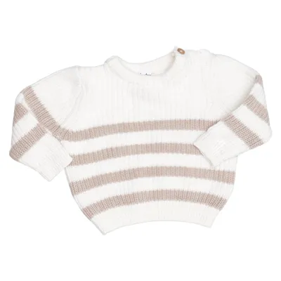 Sweater (Hvid, Beige) fra Dopo Dopo Bomuld