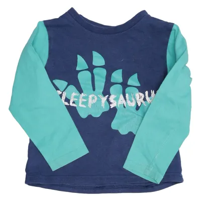 T-shirt à manches longues (Bleu, Vert) de Rebel by Primark Coton