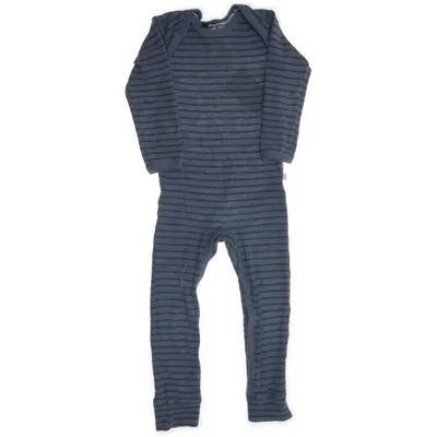 Sparkdräkt (Blå, Grå) från Dilling Merinoull, Ekologisk bomull