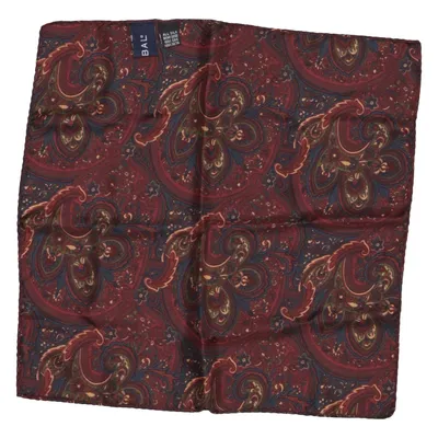 Lommetørklæde (Blå, Brun, Flerfarvet) fra Scabal Silke