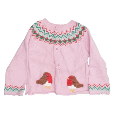 Cardigan (Pink, Multicolored) from Baby Boden Cotton, Polyamide, Wool