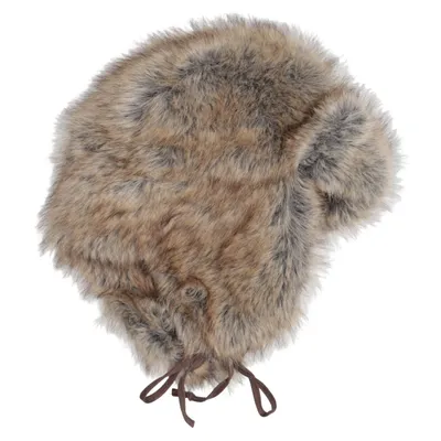 Trapper-Mütze (Braun, Schwarz) von Bershka Polyester