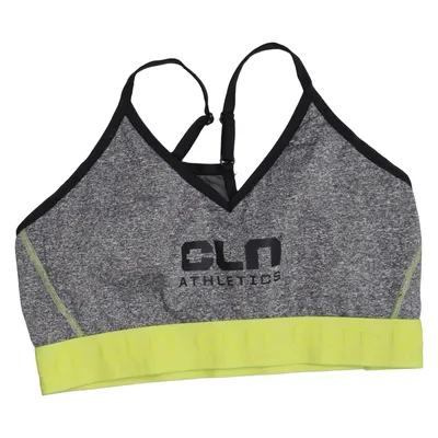 Sport-BH (Grau, Schwarz, Grün) von CLN Athletics Elasthan, Polyamid, Polyester