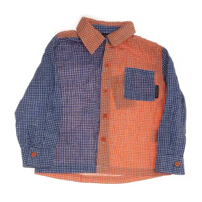 Skjorta (Blå, Orange) från Marimekko Bomull