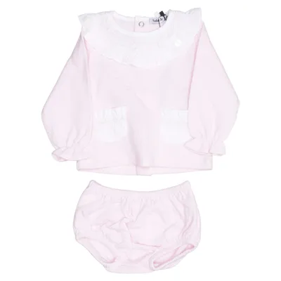 Set (Pink, White) from Babidu Cotton