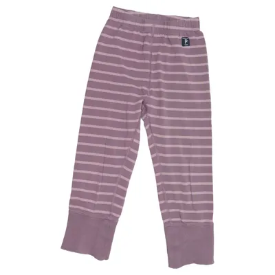 Long Johns (Purple) from Polarn O. Pyret Elastane, Organic cotton