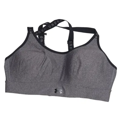 Sports bra (Gray, Black) from Under Armour Elastane, Polyester