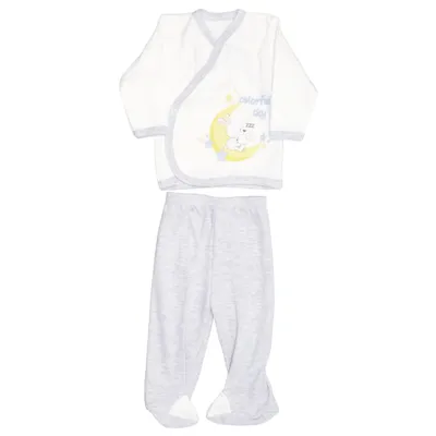 Set (White, Gray) from Baleno Cotton