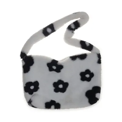 Handväska (Vit, Svart) från ASOS Design Bomull, Polyester