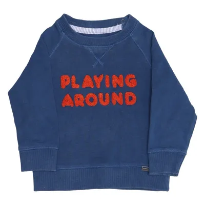 Sweatshirt (Blauw) van Tumble 'N Dry Katoen, Elastaan