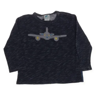 Long sleeve T-shirt (Blue) from Eat Ants by Sanetta Cotton