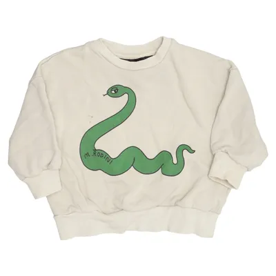 Collegetröja (Beige, Grön) från Mini Rodini Bomull
