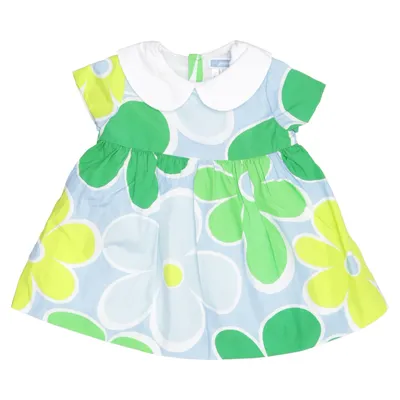 Jurk (Blauw, Groen, Wit) van Jacadi Katoen