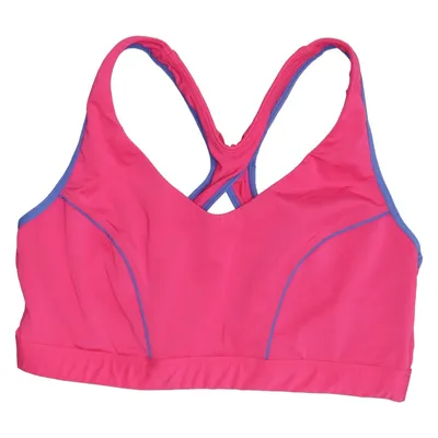 Sports bra (Pink, Blue) from Mariemeili Elastane, Polyester