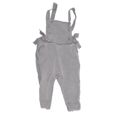 Salopette (Gris) de Zara BabyGirl Coton, Élasthane, Lyocell