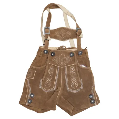 Lederhosen (Brun) fra Isar Trachten
