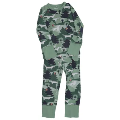 Base layer (Green, Multicolored) from Polarn O. Pyret Elastane, Organic cotton