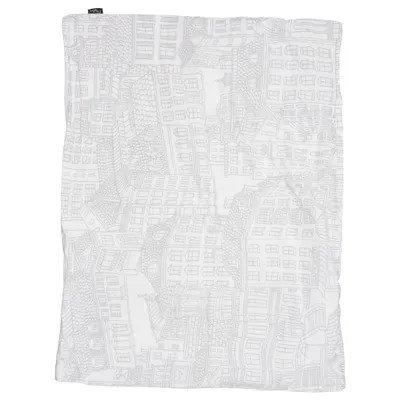 Taie d'oreiller (Blanc, Gris) de Mogihome Coton