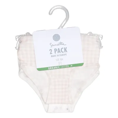 Slip (Roze, Wit) van Sanetta Katoen